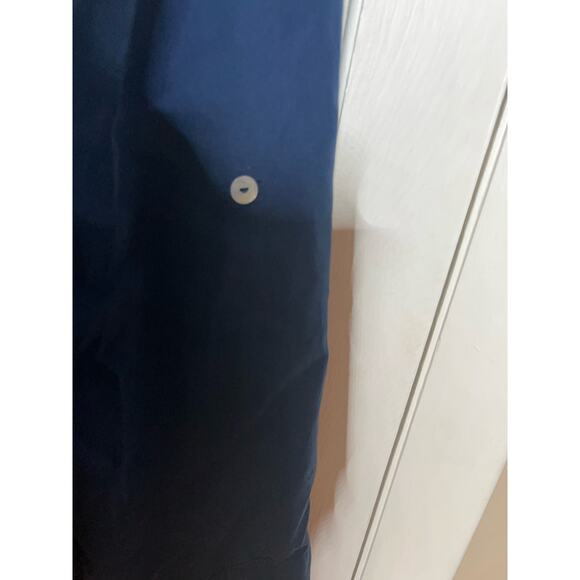 Chico's navy soft blouse with epaulette shoulders size 2 work casual classic - Picture 3 of 5